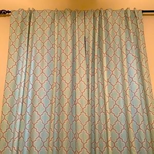 Carousel designs bedskirt & curtains.